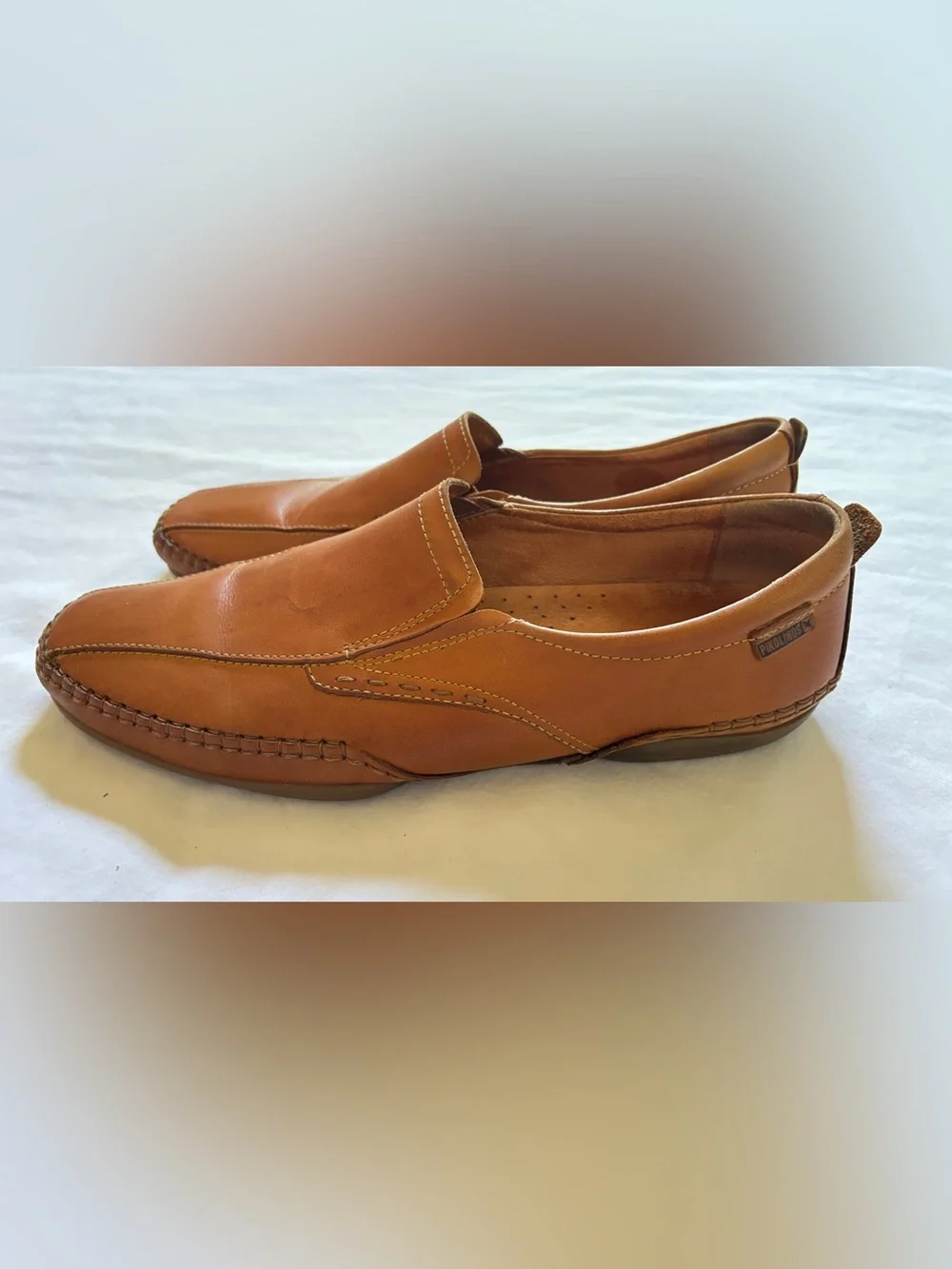 Pikolinos Brown Leather Loafers EU 39 US 8.5